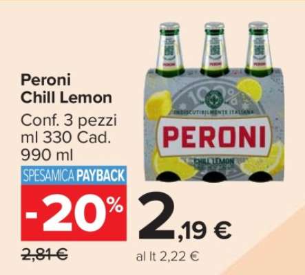 Peroni Chill Lemon
