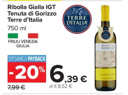 Ribolla Gialla IGT Tenuta di Gorizzo Terre d’Italia