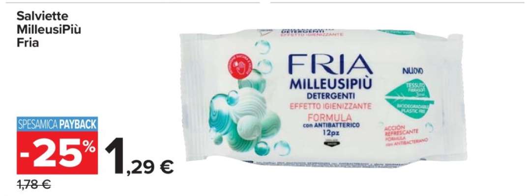 Salviette MilleusiPiù Fria