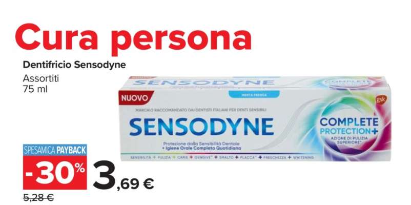 Dentifricio Sensodyne