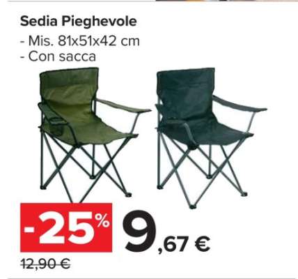 Sedia pieghevole