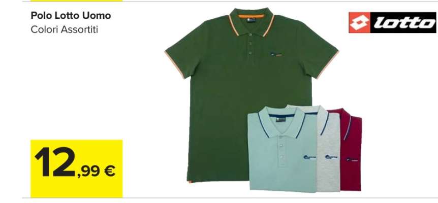 Polo Lotto Uomo