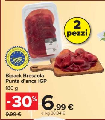 Bipack Bresaola Punta d’anca IGP