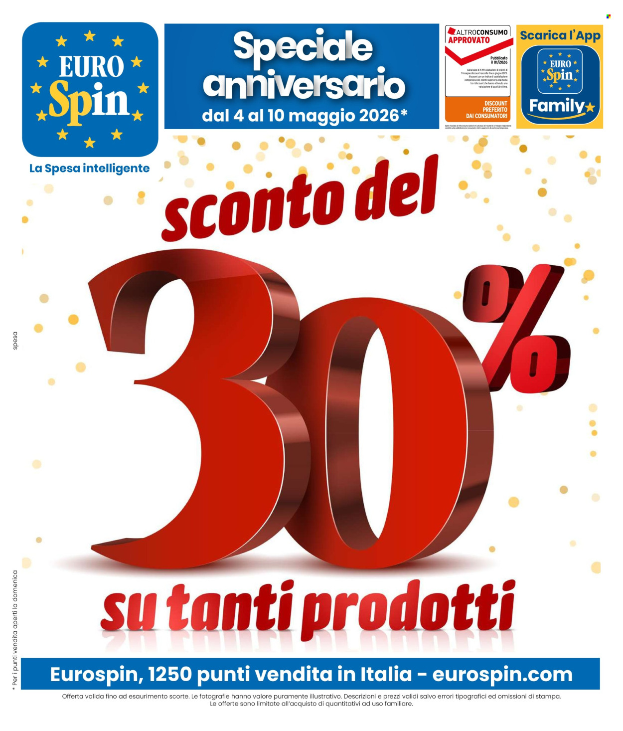 Volantino EuroSpin - 4/5/2026 - 10/5/2026. Pagina 1