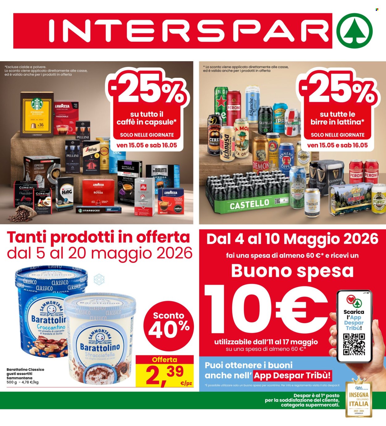 Volantino Interspar - 5/5/2026 - 20/5/2026. Pagina 1