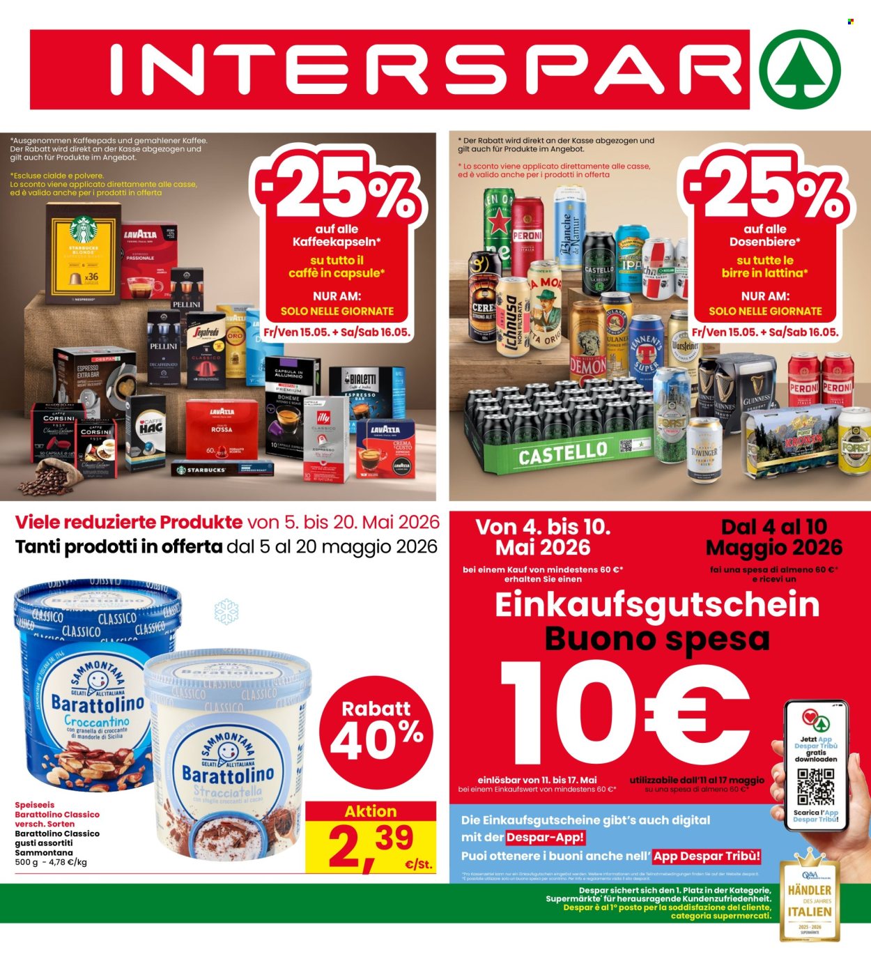 Volantino Interspar - 5/5/2026 - 20/5/2026. Pagina 1