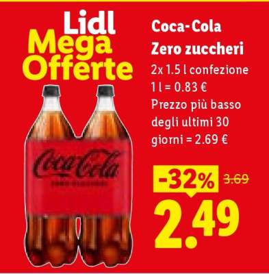 Coca-Cola Zero zuccheri