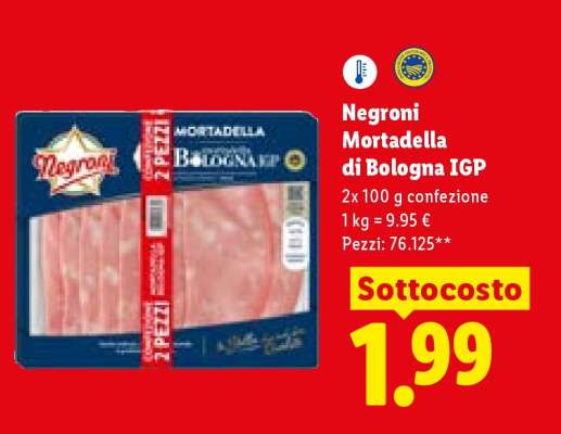 Negroni Mortadella di Bologna IGP