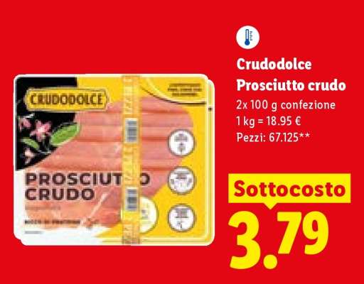 Crudodolce Prosciutto crudo