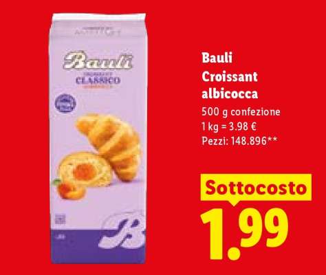BAULI CROISSANT ALBICOCCA