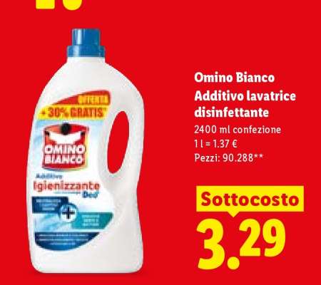 Omino Bianco Additivo lavatrice disinfettante