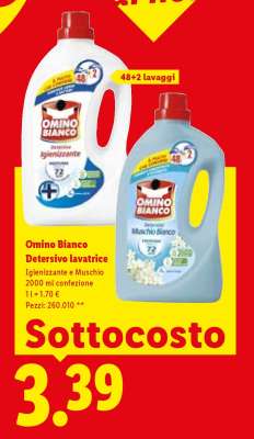 OMINO BIANCO DETERSIVO LAVATRICE