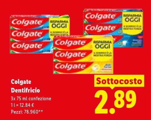 Colgate Dentifricio