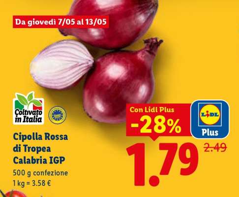 Cipolla Rossa di Tropea Calabria IGP
