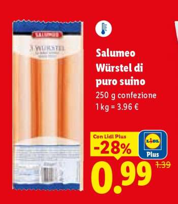 Salumeo Würstel di puro suino