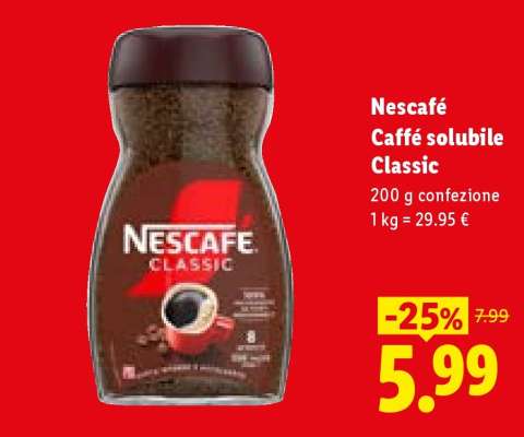 Nescafé Caffé solubile Classic