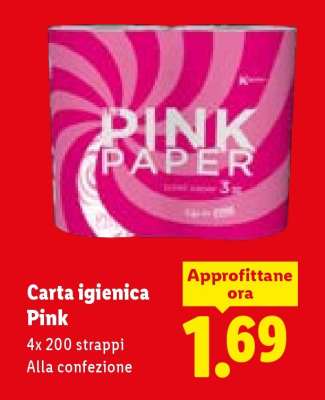 Carta igienica pink