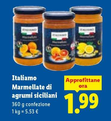 Italiano Marmellate di agrumi siciliani