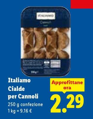 Italiano Cialde per Cannoli