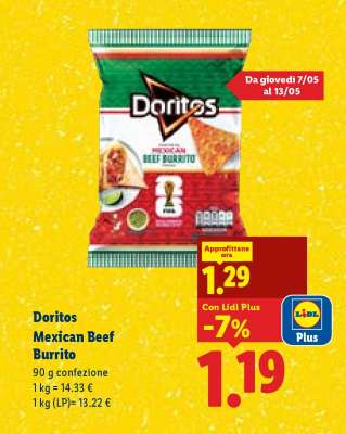 Doritos Mexican Beef Burrito