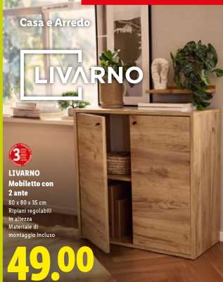 LIVARNO Mobiletto con 2 ante