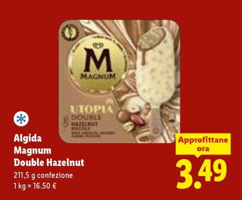 Algida Magnum Double Hazelnut