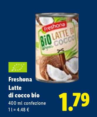 Freshona Latte di cocco bio