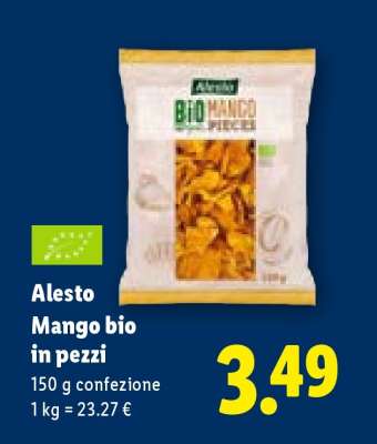Alesto Mango bio in pezzi