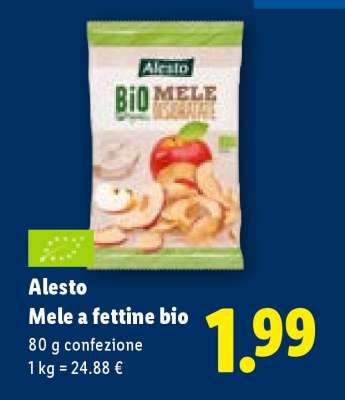 Alesto Mele a fettine Bio