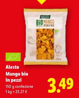 Alesto Mango bio in pezzi