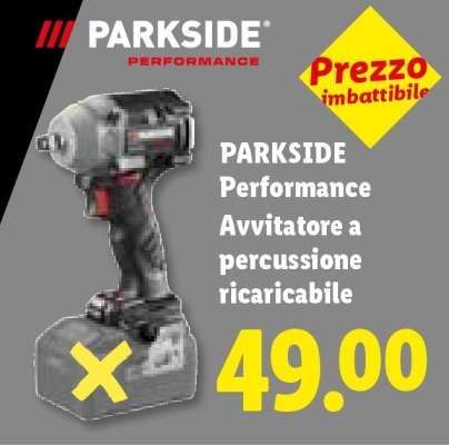 PARKSIDE PERFORMANCE Avvitatore a percussione ricaricabile