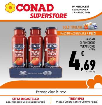 Volantino Conad Superstore - 6/5/2026 - 17/5/2026.