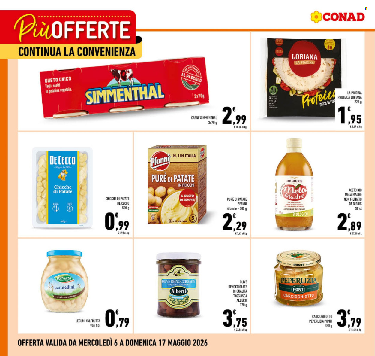 Volantino Conad - 6/5/2026 - 17/5/2026. Pagina 1