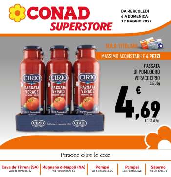 Volantino Conad Superstore - 6/5/2026 - 17/5/2026.