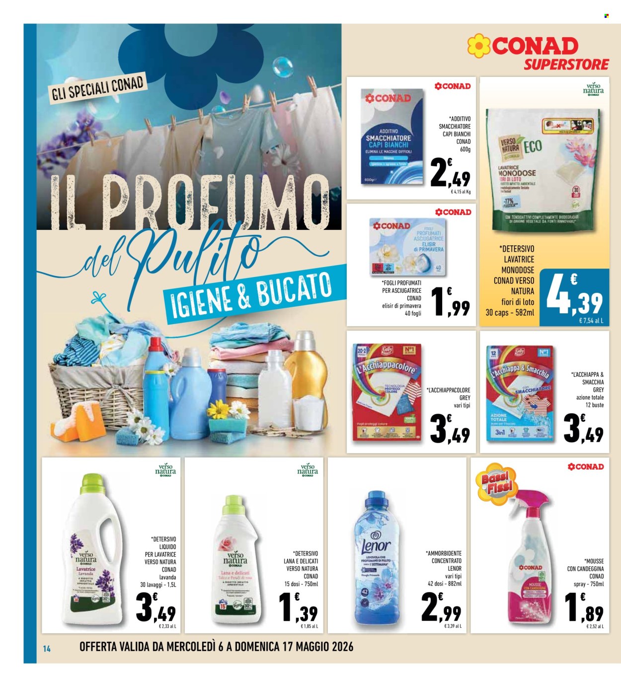 Volantino Conad - 6/5/2026 - 17/5/2026. Pagina 14