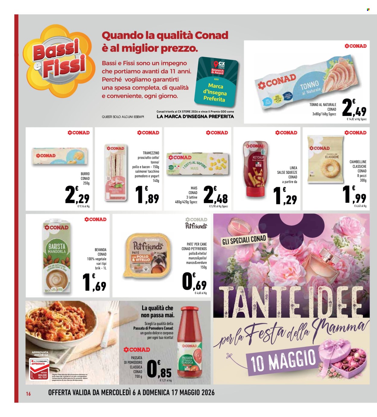 Volantino Conad - 6/5/2026 - 17/5/2026. Pagina 16