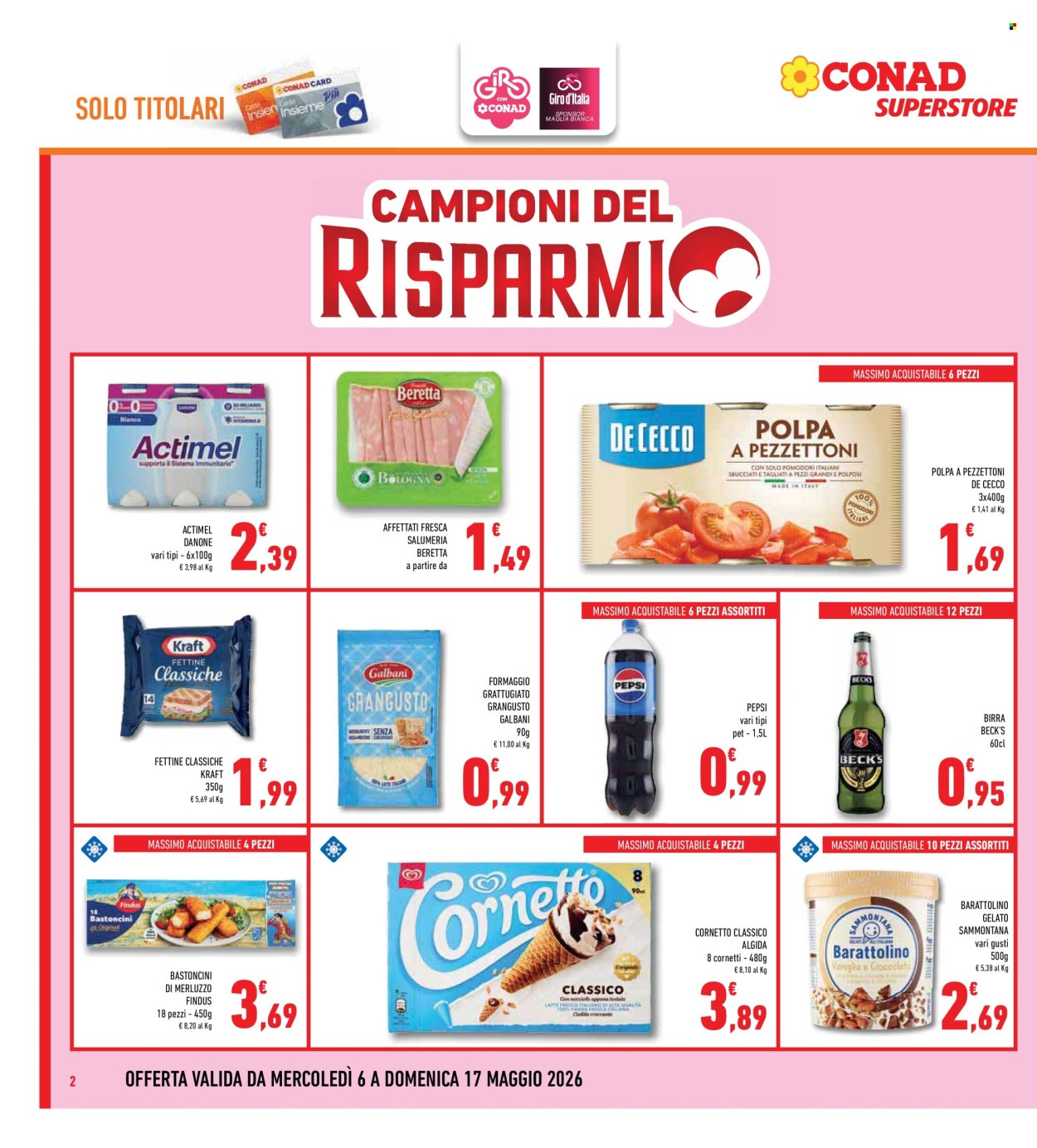 Volantino Conad Superstore - 6/5/2026 - 17/5/2026. Pagina 2