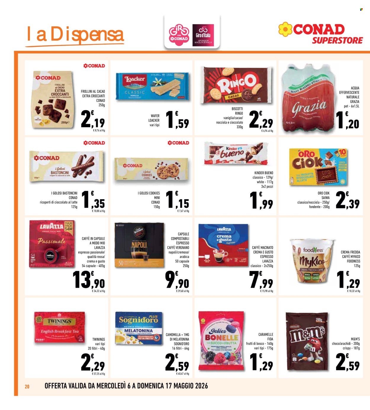 Volantino Conad Superstore - 6/5/2026 - 17/5/2026. Pagina 20