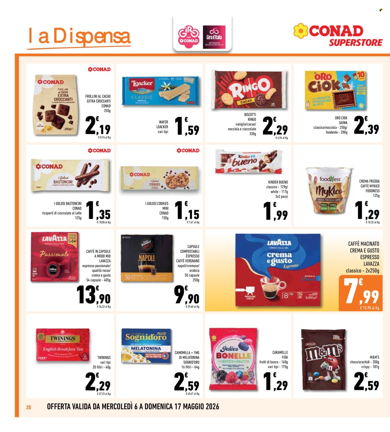 Volantino Conad Superstore - 6/5/2026 - 17/5/2026. Pagina 20