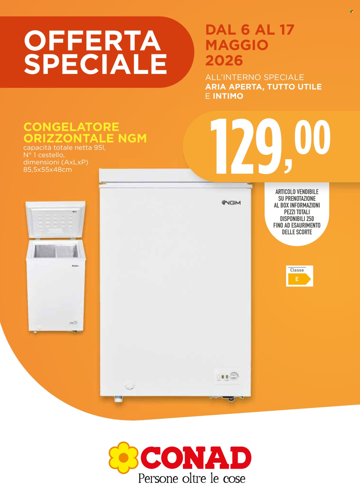 Volantino Conad - 6/5/2026 - 17/5/2026. Pagina 1