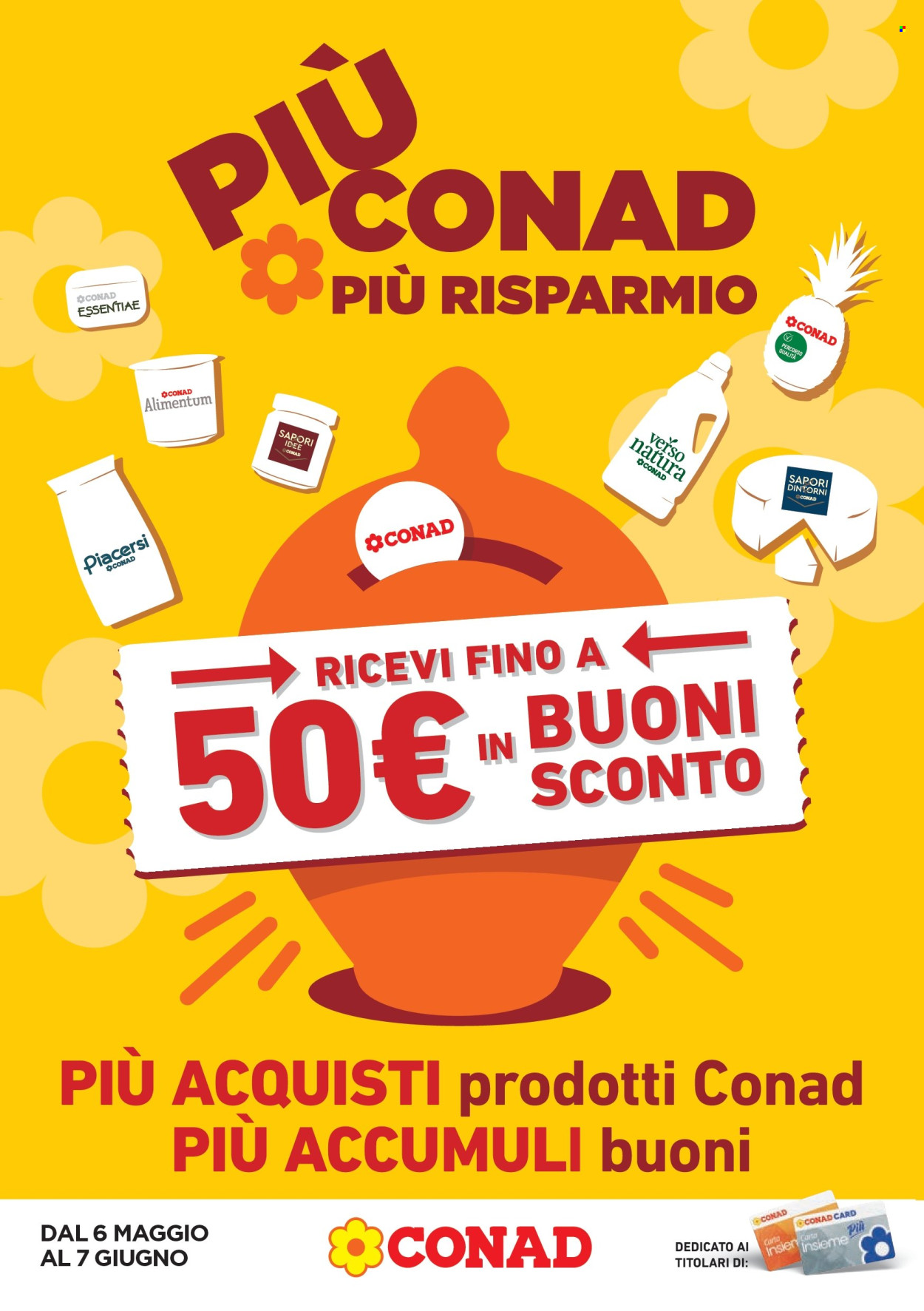 Volantino Conad - 6/5/2026 - 7/6/2026. Pagina 1