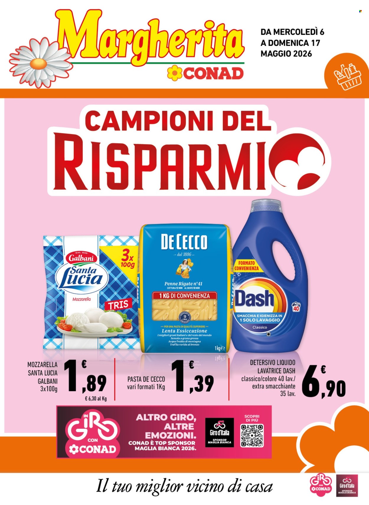 Volantino Margherita Conad - 6/5/2026 - 17/5/2026. Pagina 1