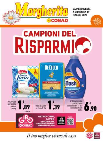 Volantino Margherita Conad - 6/5/2026 - 17/5/2026.