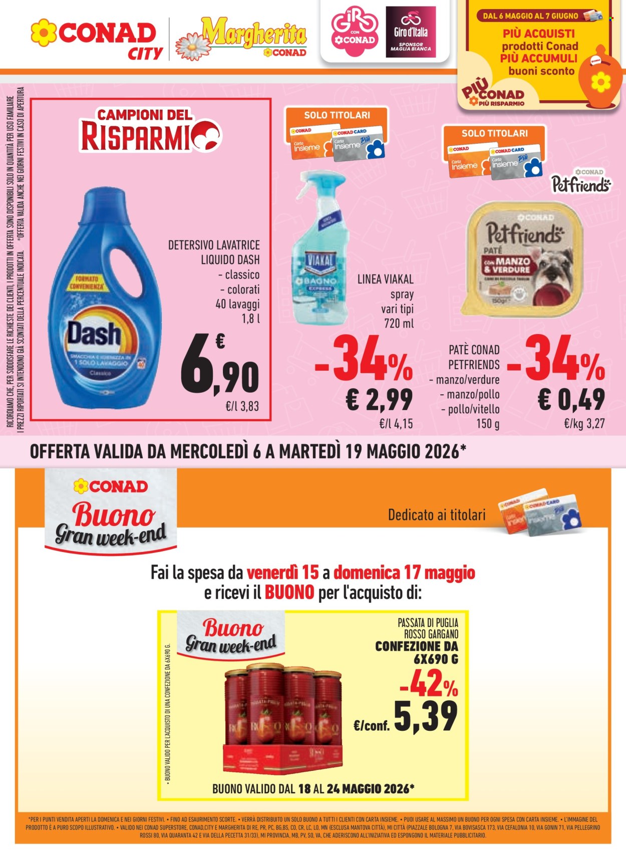 Volantino Margherita Conad - 6/5/2026 - 19/5/2026. Pagina 14