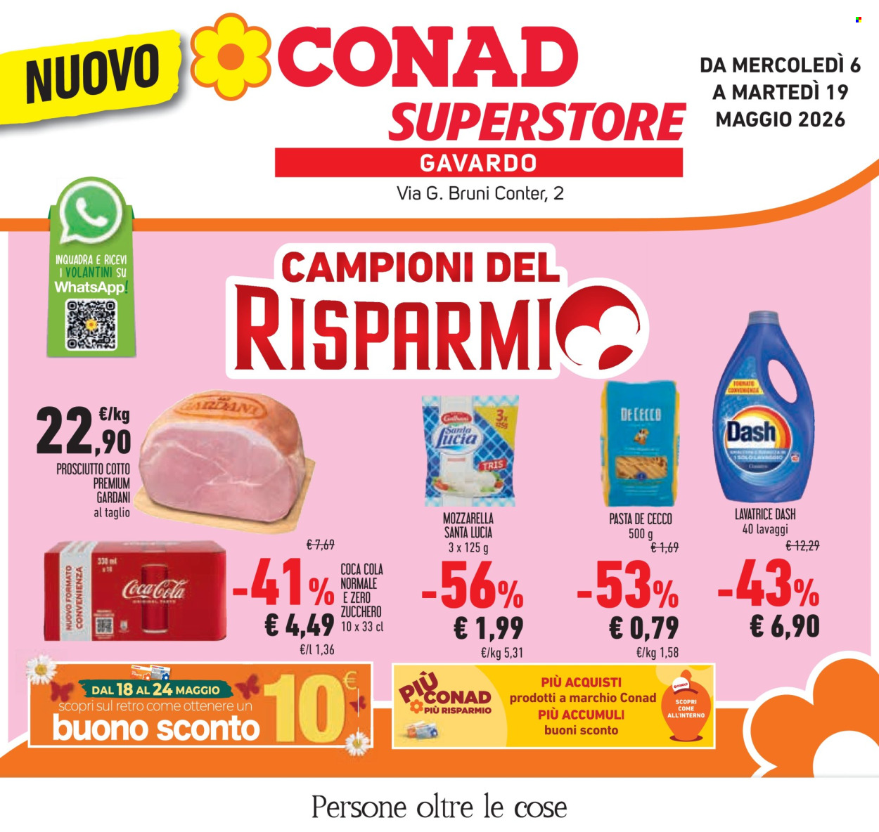 Volantino Conad Superstore - 6/5/2026 - 19/5/2026. Pagina 1