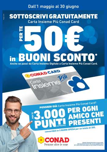 Volantino Conad - 1/5/2026 - 30/6/2026.
