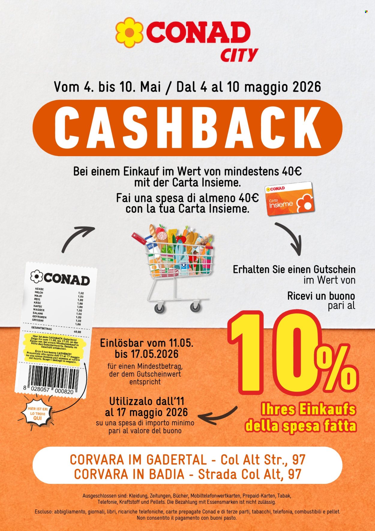 Volantino Conad City - 4/5/2026 - 10/5/2026. Pagina 1