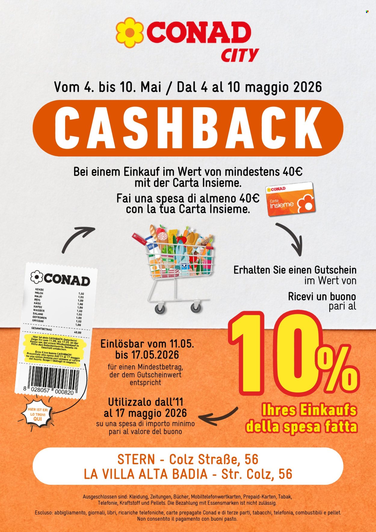 Volantino Conad City - 4/5/2026 - 10/5/2026. Pagina 1