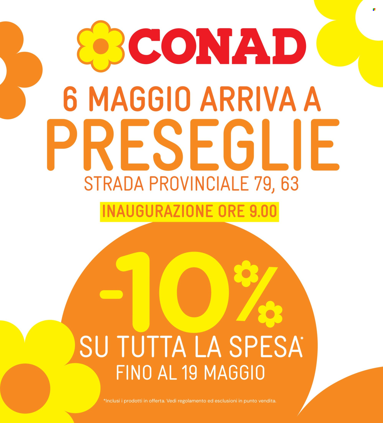 Volantino Conad - 6/5/2026 - 19/5/2026. Pagina 1