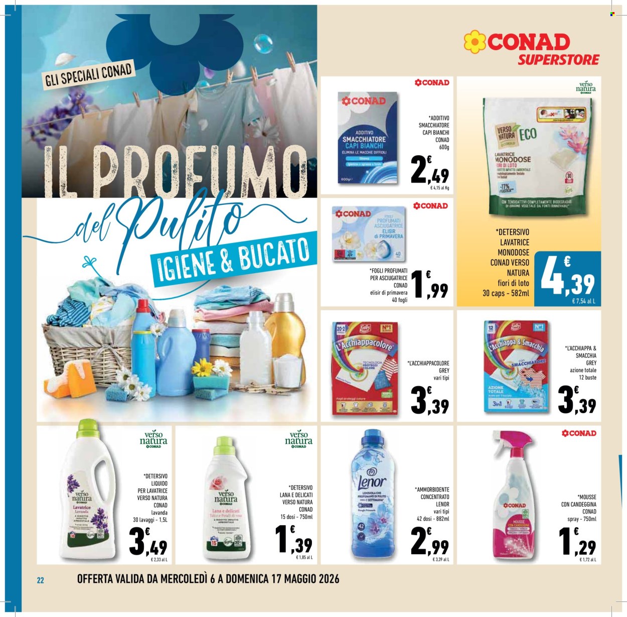 Volantino Conad Superstore - 6/5/2026 - 19/5/2026. Pagina 22
